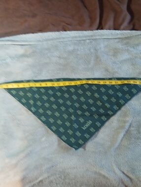 NWT Green Doggie Bandana Scarf with Yellow Koala Print